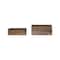 Hello Honey® Burnt Finish Hand Carved Mango Wood Nesting Box Set